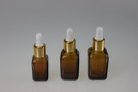Personalized Amber Essential Oil Glass Bottles 35ML 25ML 15ML with Dropper