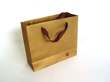 Brązowe torby papierowe na zakupy spożywcze z rączką
