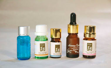 Miniaturowe niebieskie szklane butelki na olejki eteryczne 5–10 ml z reduktorem i zakrętką otworu WT